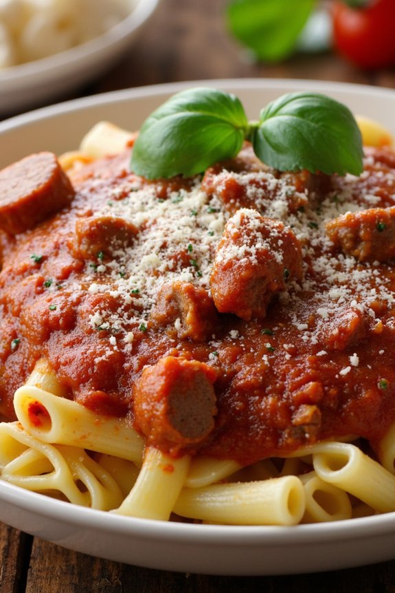 hearty meat sauce recipe