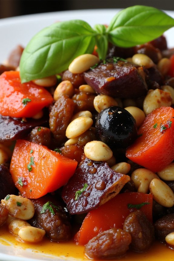 hearty mediterranean eggplant dish
