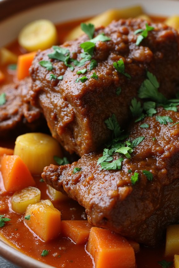 hearty roman oxtail stew