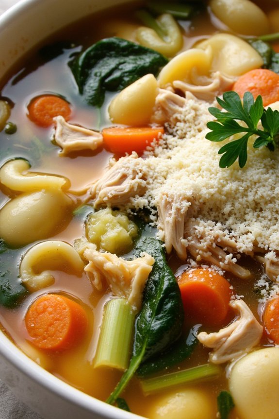 hearty rustic chicken soup