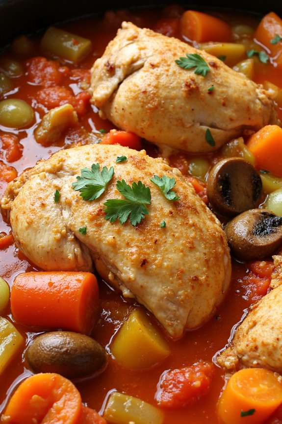 hearty rustic chicken stew