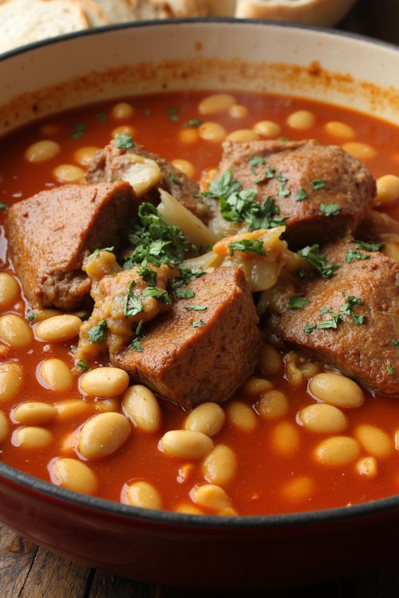 hearty rustic pork stew