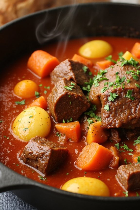 hearty sicilian beef stew