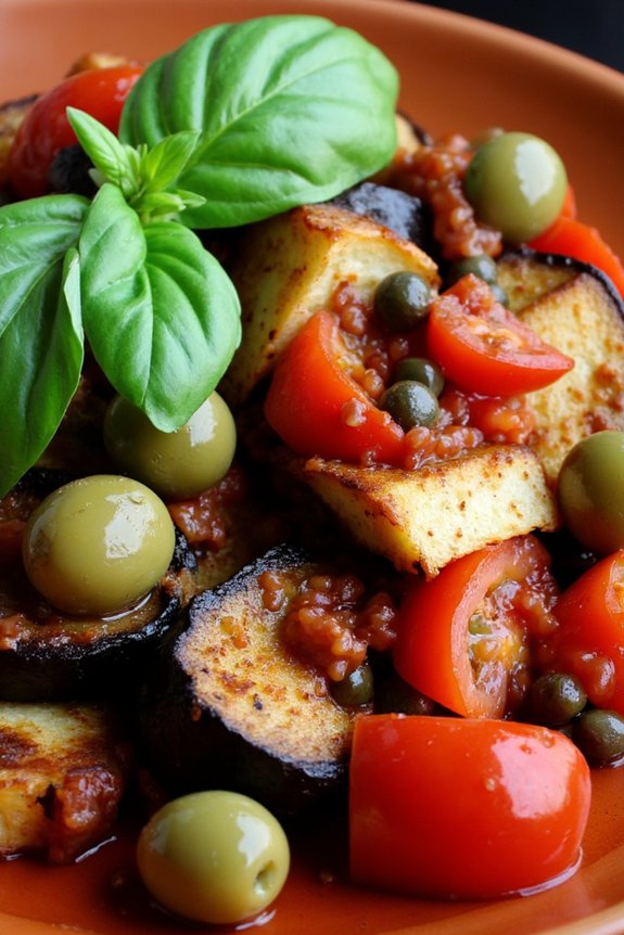 hearty sicilian eggplant dish