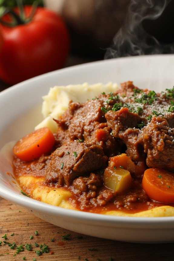 hearty slow cooked beef ragu