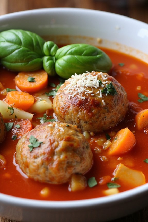 hearty spicy italian soup