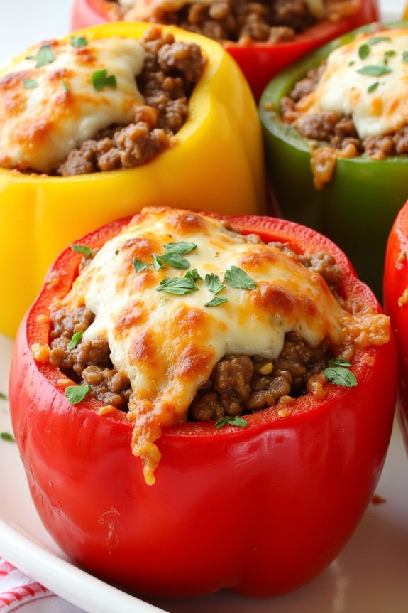 hearty stuffed bell peppers