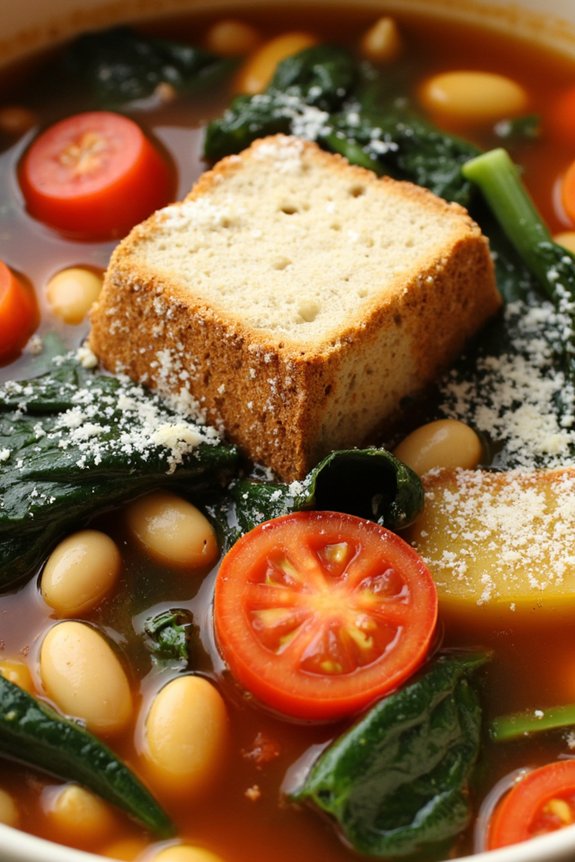 hearty tuscan bread soup