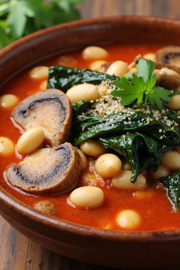 hearty tuscan mushroom stew