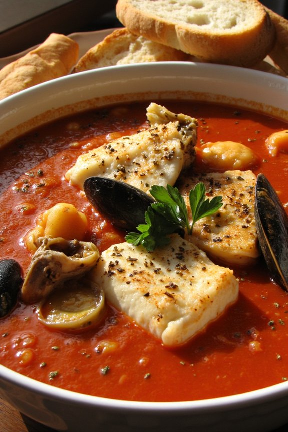 hearty tuscan seafood stew