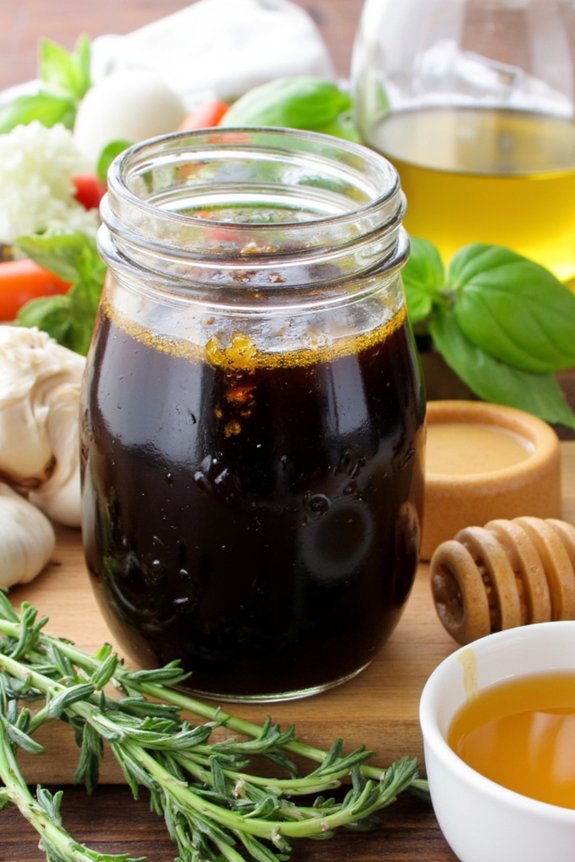 homemade balsamic italian vinaigrette