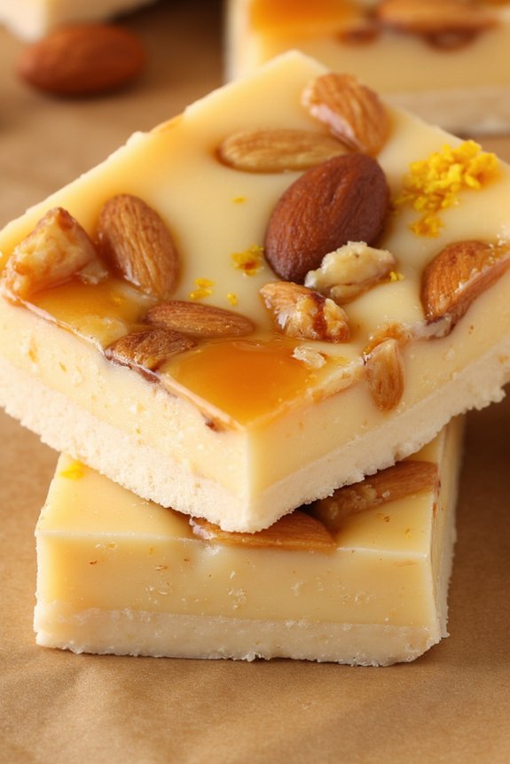 homemade festive nougat candy