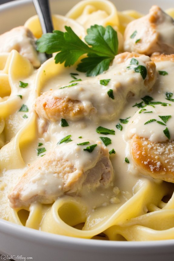 instant pot chicken alfredo