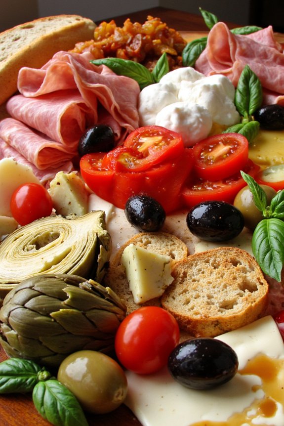 italian appetizer flavor variety