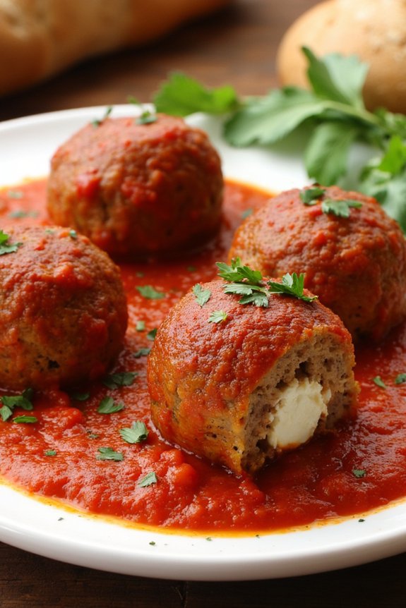italian beef ricotta meatballs