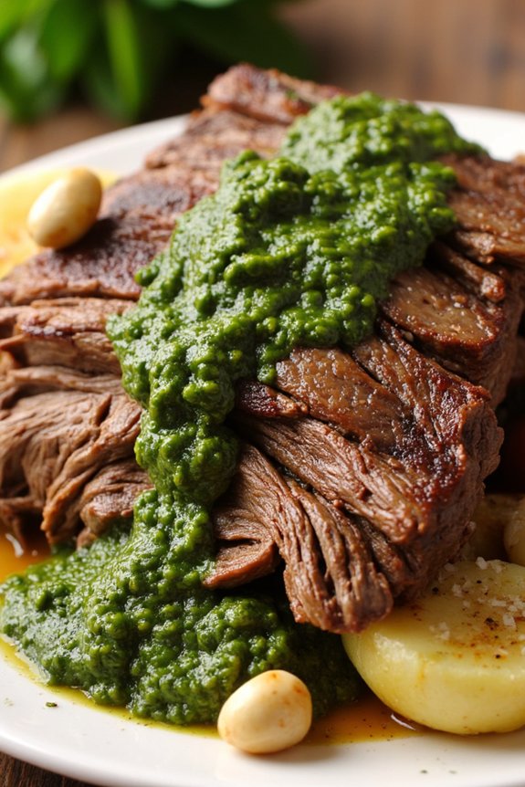 italian beef roast pesto