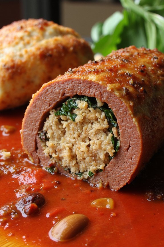 italian beef rolled delicacy