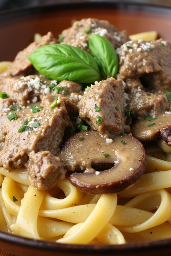 italian beef stroganoff recipe