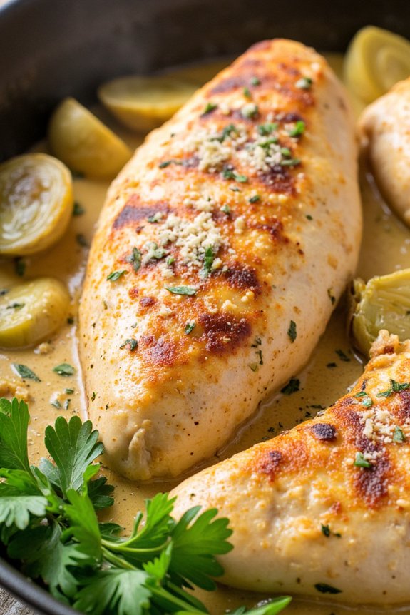 italian chicken artichoke skillet