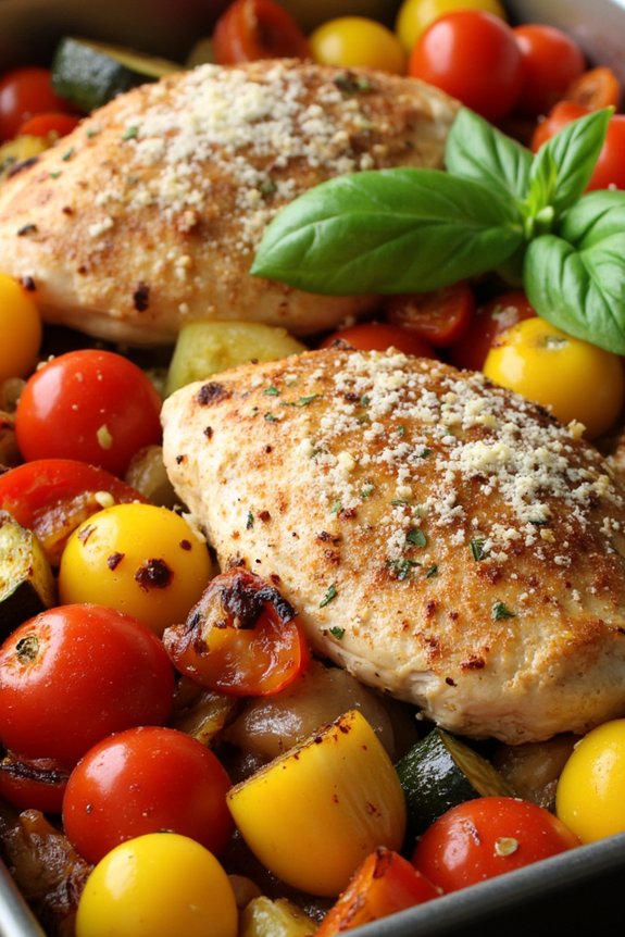 italian chicken vegetable bake