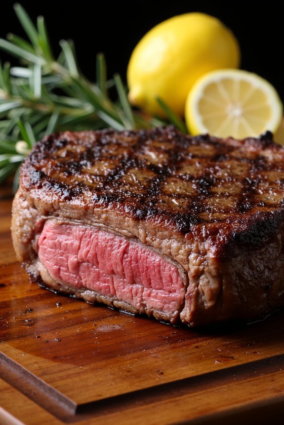 italian grilled t bone steak