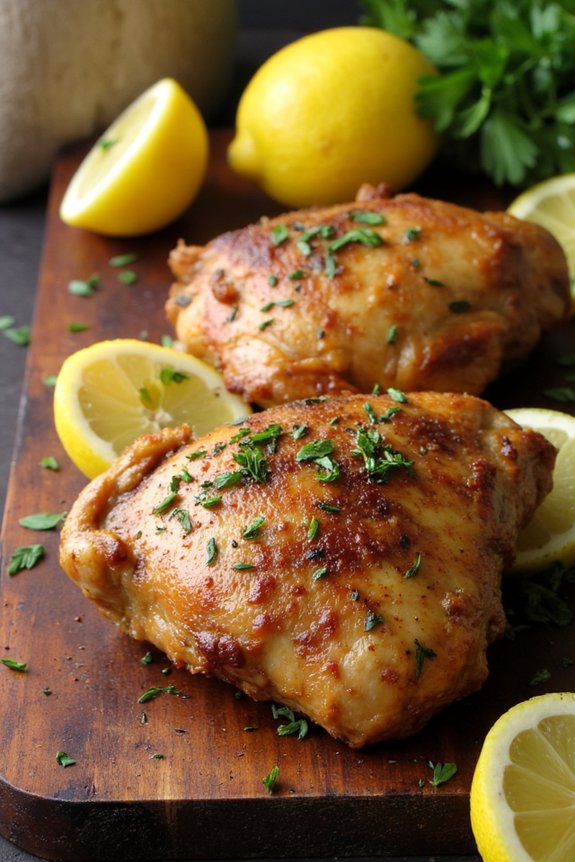 italian herb roasted chicken thighs