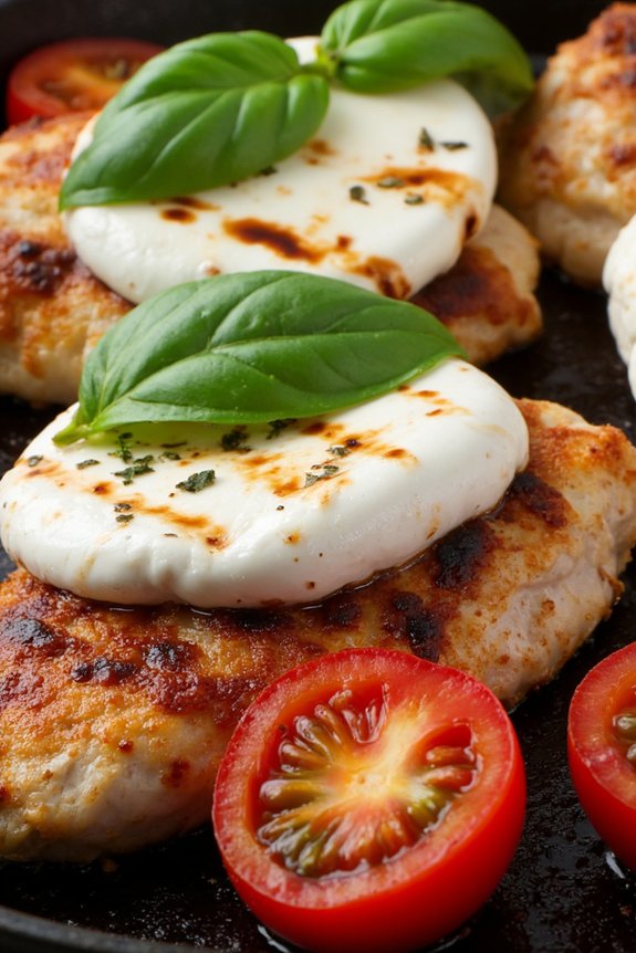 italian inspired chicken skillet dish