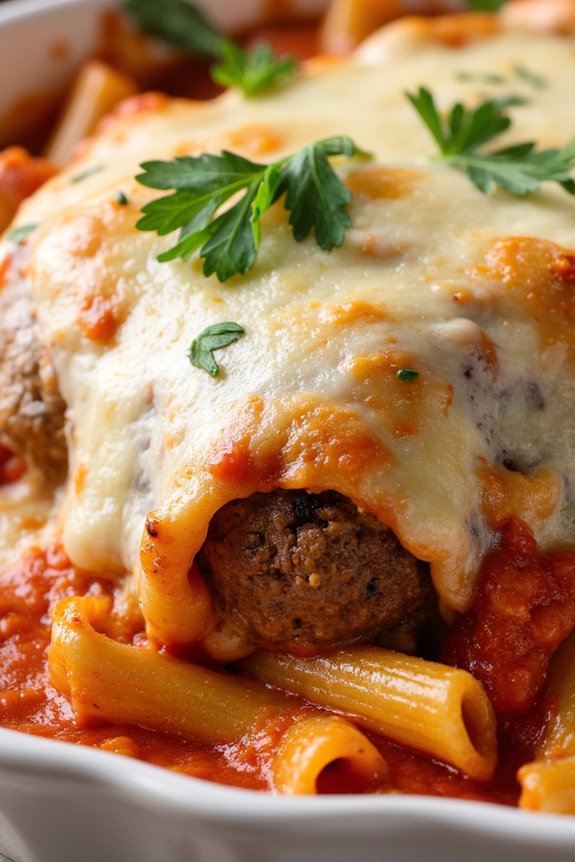 italian meatball casserole delight