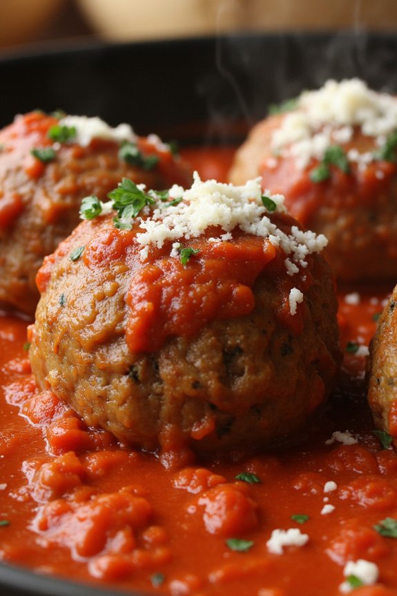 italian meatballs in sauce