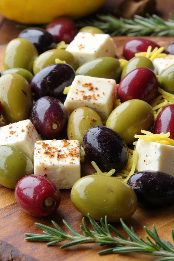 italian olives and cheeses