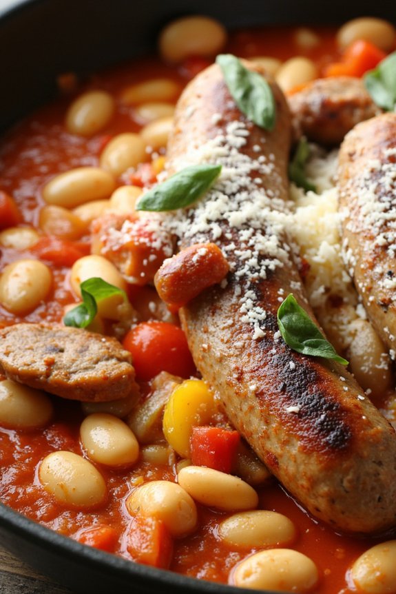 italian sausage bean skillet