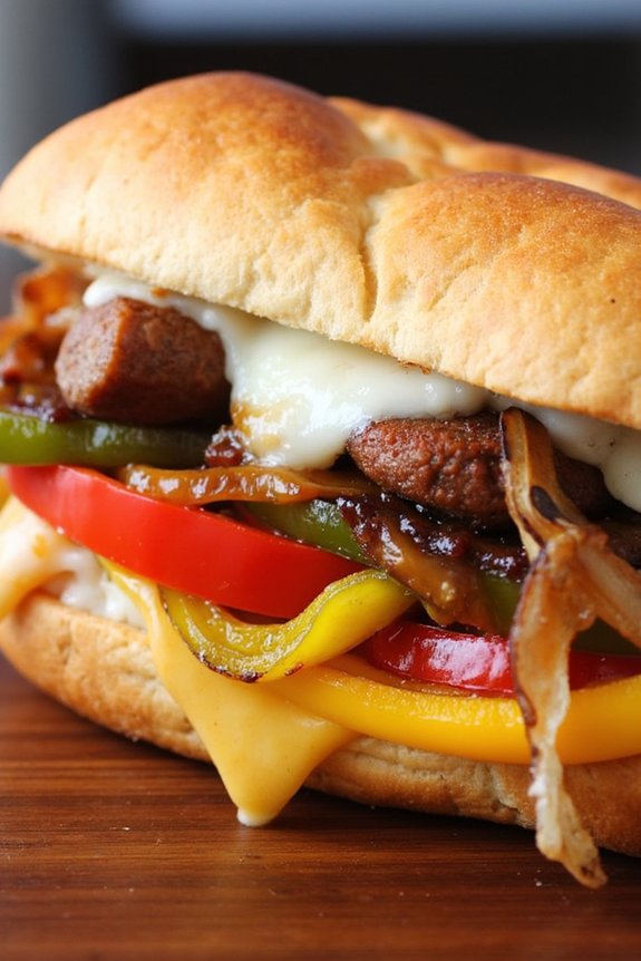 italian sausage panini delight