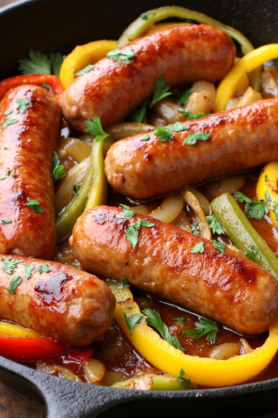 italian sausage pepper skillet