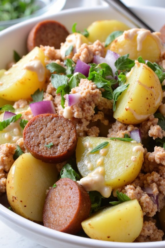 italian sausage potato salad