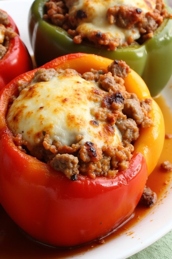 italian sausage stuffed peppers