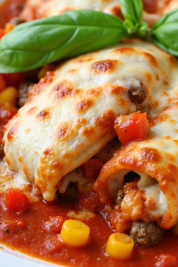 italian sausage stuffed shells
