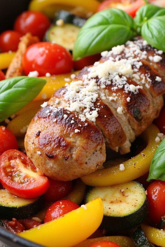 italian sausage vegetable skillet