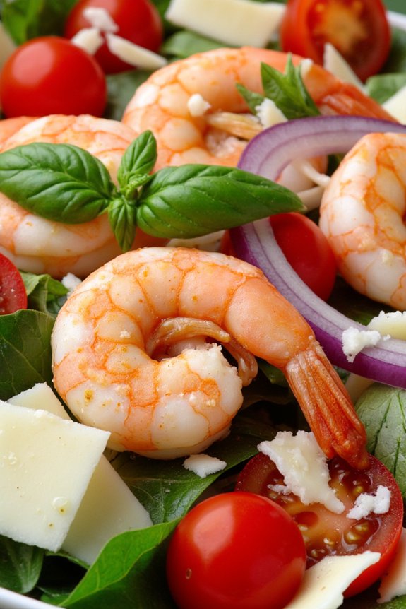 italian shrimp tomato salad