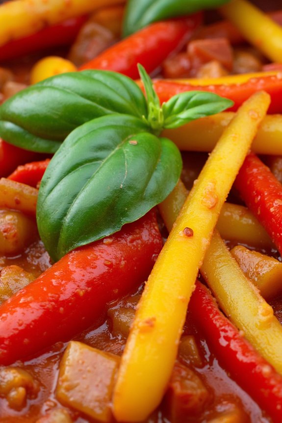 italian sweet pepper stew
