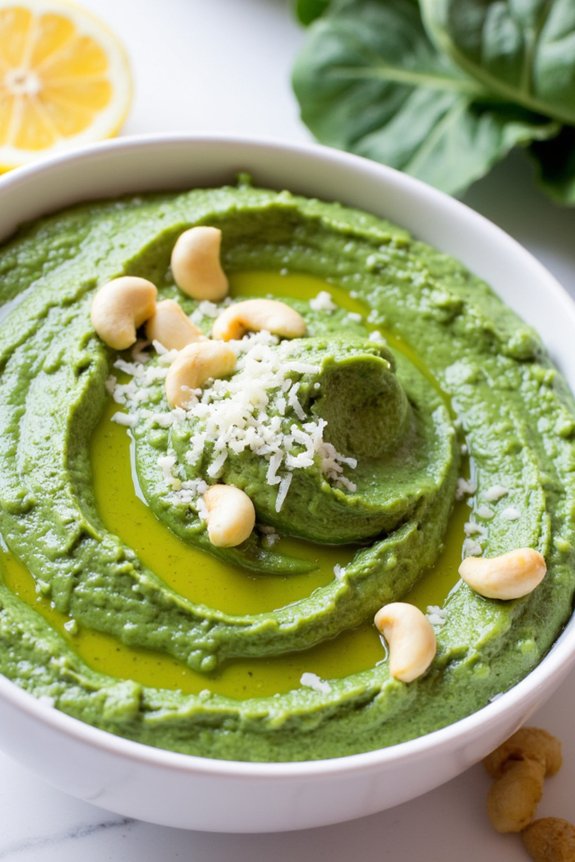 kale cashew pesto recipe