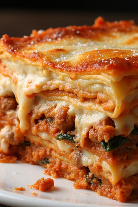 lasagna with italian sausage