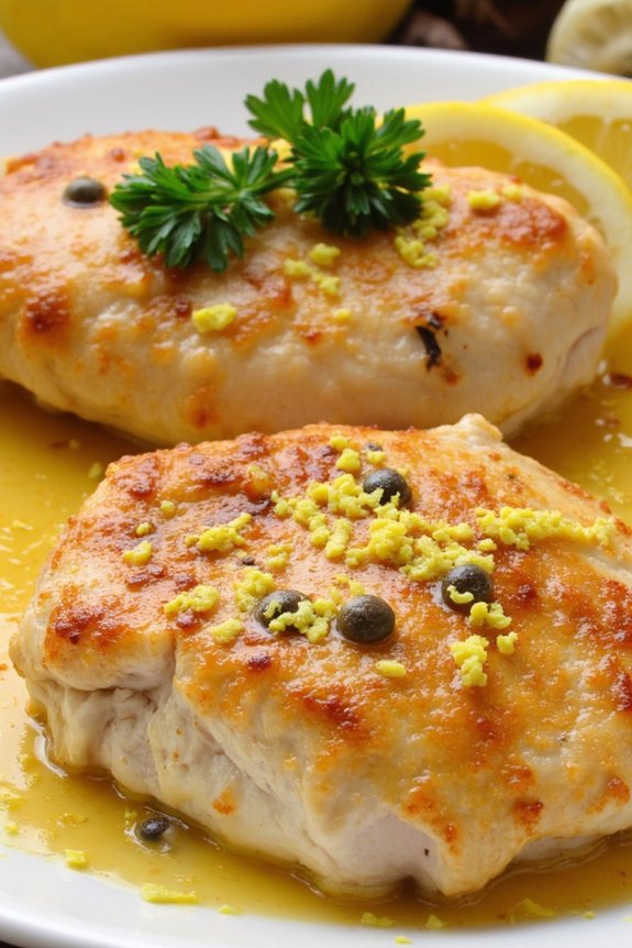 lemon butter chicken piccata delight