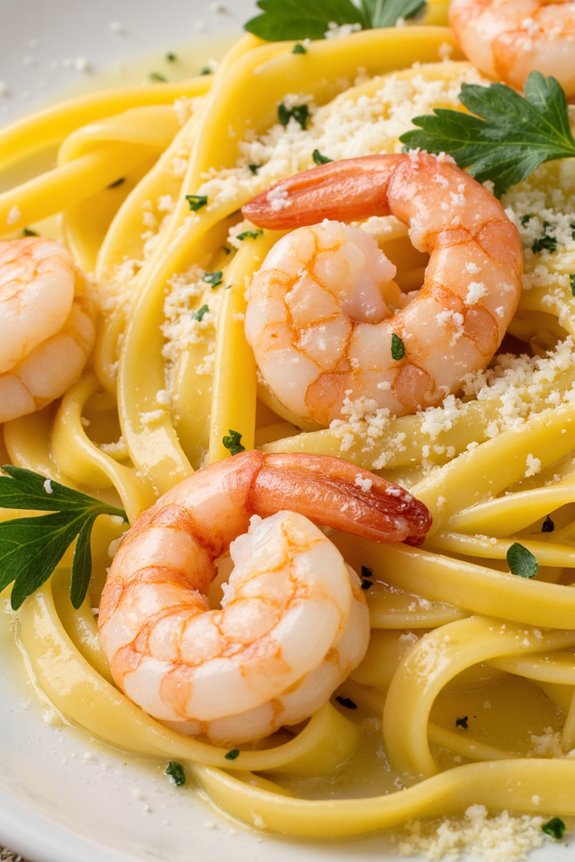 lemon butter shrimp pasta