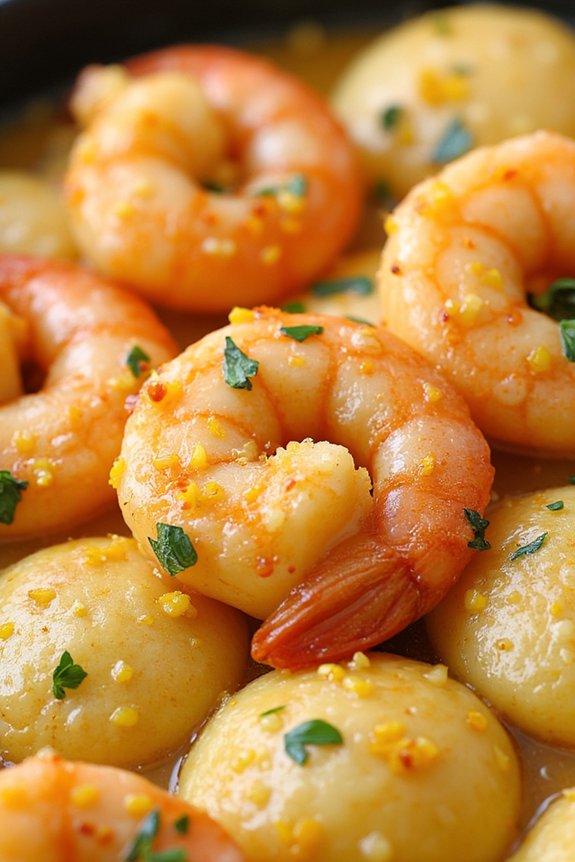 lemon garlic shrimp gnocchi