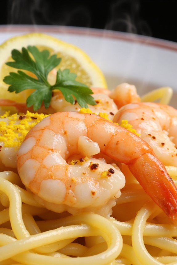 lemon garlic shrimp scampi