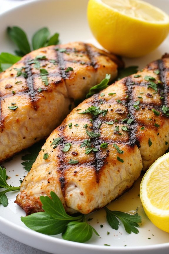 lemon herb grilled fish