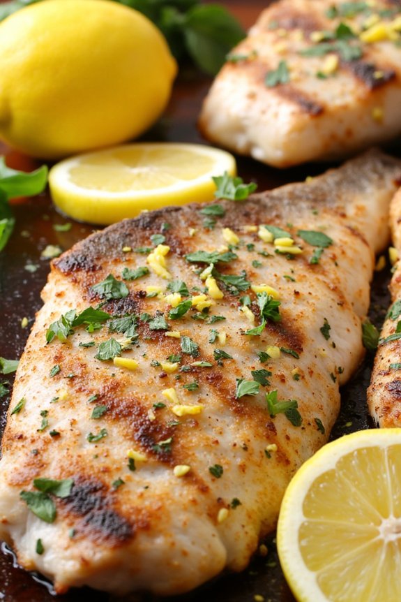 lemon herb grilled fish