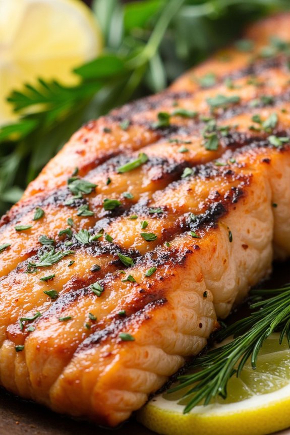 lemon herb grilled salmon