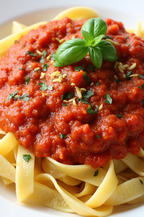 lemon herb marinara sauce