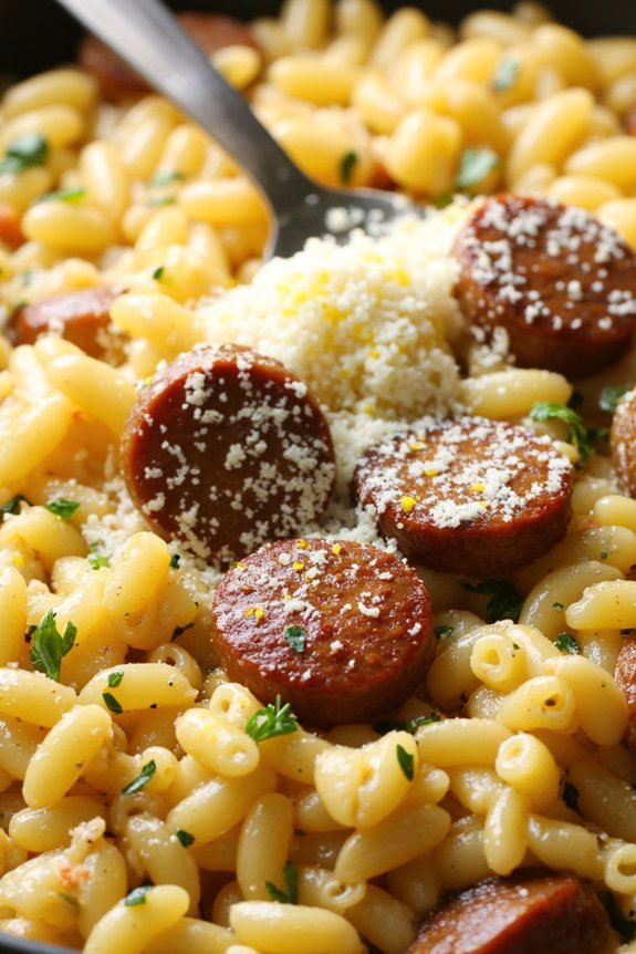 lemon herb sausage orzo